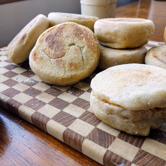 Sourdough English Muffins
